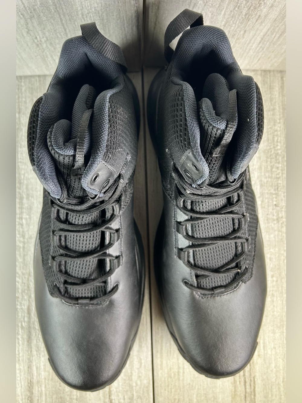 WORN 1x Under Armour Micro G Stellar Mid Black Tactical Combat Boot Mens Size 15 - Picture 6 of 10